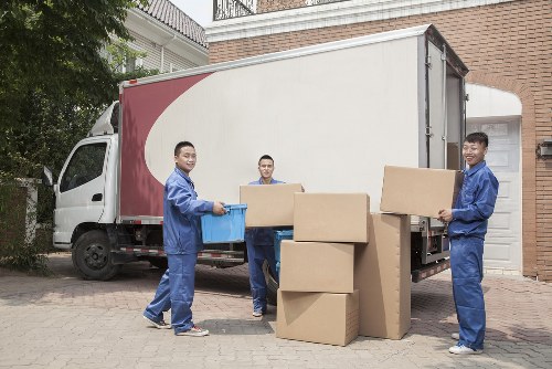 Packing boxes and moving supplies for a West Brompton home move