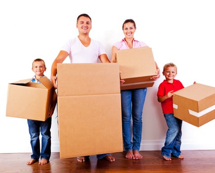 Moving van service for residential streets in West Brompton