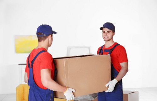 Removal team supporting a home move in West Brompton