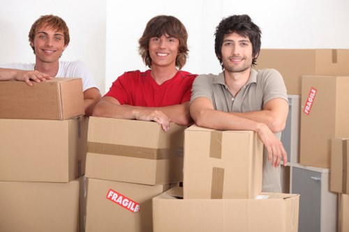 Careful handling of furniture during a flat move