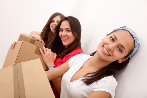 Careful furniture handling during a West Brompton relocation