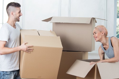 Quote breakdown for West Brompton moving service based on cubic yards
