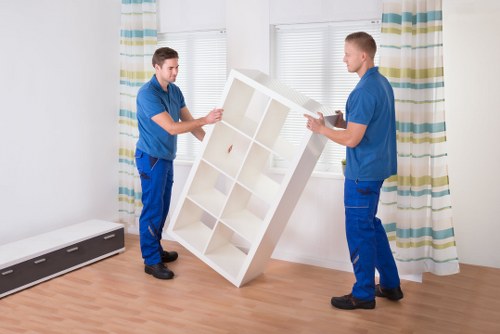 Health and safety focused moving service with protective gear and careful handling