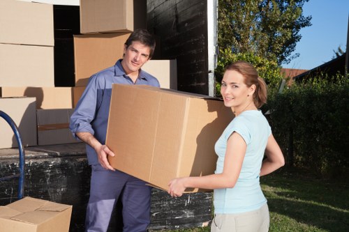 Van transport for a flat or office relocation in West Brompton